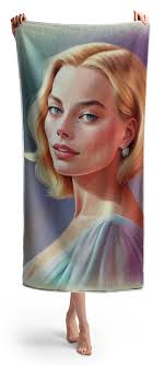Margot Robbie Beach Towels for Sale