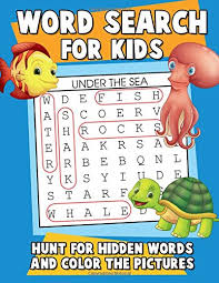 Find the hidden words quiz from video facts 100% correct answers. Word Search For Kids Hunt For Hidden Words And Color The Pictures A Jumbo Children S Activity Book With Large Print Word Search Puzzles Puzzle Books For Kids Ages 6 8 Volume 1 Puzzle