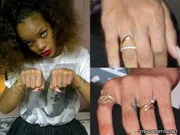 Both of rihanna's finger tats were inked in 2008, and have the same lighthearted, flirty style as some of her other tattoos. Rihanna S Tattoos Meanings Steal Her Style