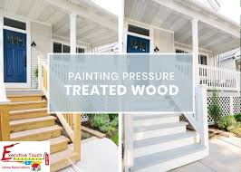 The pressure treated wood contains copper, along with other metals, that interacts with aluminum and causes the corrosion. How To Paint Pressure Treated Wood Executive Touch Painters