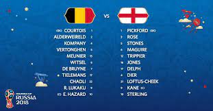 Starting Line Up Belgium Vs England Live Stream Fifa Fifa World Cup World Cup