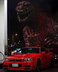 Pin By Mia On Gtr R34 Red Car R34 Skyline Japanese Cars