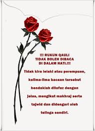 Diwajibkan ketika niat dalam hati (wajib berbarengan takbiratul ihram) harus menyebutkan 3 poin. Rukun Qauli Untuk Perempuan