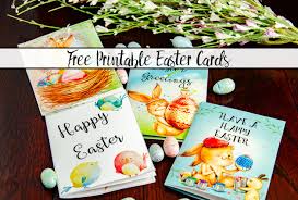 Browse from fun designs, personalize & print from home today! Free Printable Easter Cards 4 Adorable Designs