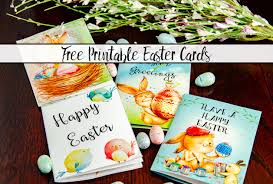 Whether it is for grandma, dad or her own sister or brother, she's certain to feel part of the excitement when she has the opportunity to add her own special wishes to the birthday card greeting. Free Printable Easter Cards 4 Adorable Designs