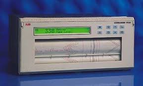 Abb Sr250b03sb 1 Mr250 Strip Chart Recorder 3 Traces From