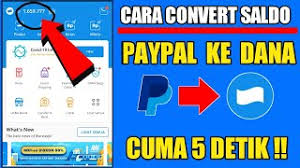Jadi nanti saldo paypal anda dikirim ke rekening paypal teman yang membutuhkan, dan biayanya dihitung berdasarkan kurs dari bank lokal, biasanya dari bank bca. Cara Transfer Saldo Paypal Ke Saldo Dana Cuma 5 Detik Cara Convert Saldo Paypal Ke Saldo Dana Kepotimes