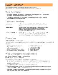 If Your Web Sites Sizzle But Your Resume Fizzles Check Out This Resume Sample For An Entry Level Web Developer Web Developer Resume Web Development Job Resume Examples