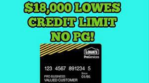 Not only do you earn 3x points at u.s. Lowes Business Credit Card Approval 18 000 No Personal Guarantee Youtube