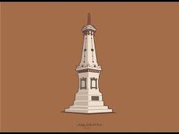 Jogja never ending asia, yogyakarta animaatio logo font, tugu jogja transparent background png clipart. Jogja Kartun Png