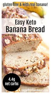 Keto Banana Bread Sugar Free Banana Bread Keto Banana Bread Best Low Carb Bread