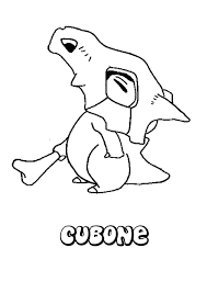 Printable 104 cubone pokemon coloring page. Pin On Pokemon