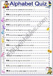 Even though it doesn't seem as important as oth. Alphabet Quiz Grammar Words Dominoes 2 In 1 Esl Worksheet By Alex1968