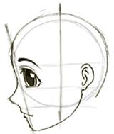 After you should draw another convex line towards the center and another one after to the right. How To Draw Anime Manga Faces Heads In Profile Side View How To Draw Step By Step Drawing Tutorials