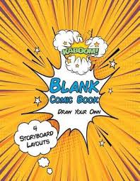 Are you looking for free graphic novels templates? Magrudy Com Blank Comic Book Draw Your Own 8 5 X 11 110 Blank Comic Book Pages A Variety Of Comic Strip Templates For Adults And Kids To Create Comics And Graphic Novels