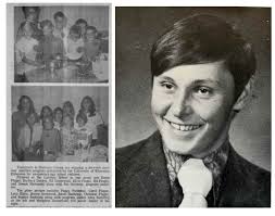 The last of the Grime family to retire from the Evening Gazette. John Grime  DFC retirement dinner at the Imperial Hotel in the mid 1980's.