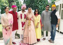 Neha Dhupia Looks Stunning In An Anita Dongre Lehenga As She Marries Pink Actor Angad Bedi Neha dhupia announced her wedding by sharing a picture from their wedding, and captioned it, best decision of my life. she marries pink actor angad bedi