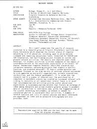 DOCUMENT RESUME ED 352 021 IR 015 854 AUTHOR McAnge, Thomas R., Jr.; And  Others TITLE A Survey of Educational Computer Networks.