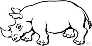 New Coloring Pages Rhino Free Animal Coloring Pages Horse Coloring Pages Coloring Pages