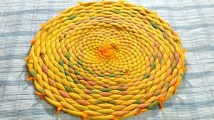 How To Make Rug Door Mat Table Mat Floor Mat Using Old Clothes Recycle Old Clothes Simple Carpets Buying Carpet