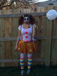 Use old clothes or clothes from a secondhand store so you can modify them. Diy Creepy Clown Costume Ideas Tutorial Maskerix Com Creepy Halloween Costumes Scary Halloween Costumes Clown Halloween Costumes