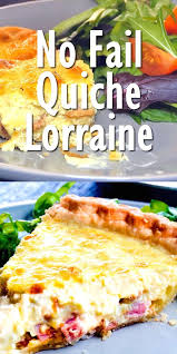 Easy Brunch Or Light Dinner Idea Ham Bacon And Cheese In The Classic Quiche Custard Easterrec In 2020 Breakfast Quiche Recipes Quiche Recipes Quiche Lorraine Recipe