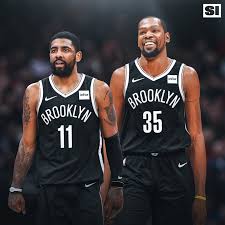 Johnny nunez/getty images for 1091. Booooooooooooom Kevin Durant Y Kyrie Irving Jugaran En Brooklyn Nets Kevin Durant Firma Por 4 An Brooklyn Nets Kyrie Irving Nba Swingman Jersey