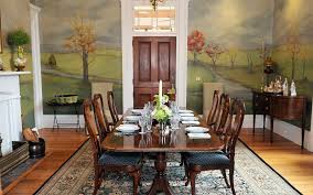 20 conventional dining rooms with wallpaper murals dining room. A Historical Virginia Estate Dining Room Wallpaper Dining Room Murals Dining Room Decor Traditional