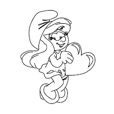 These famous blue characters are born from the pen of peyo in 1958. Smurfette Love Coloring Pages For Kids Gue Printable Smurfs Coloring Pages For Kids Kids Printable Coloring Pages Cartoon Coloring Pages Coloring Pages