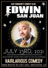 Hairlarious Comedy Show W Edwin San Juan Friends Tickets Finden July 24 2021 Allevents In