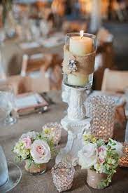 Wedding Recepton Centerpiece Rustic Glam Wedding Wedding Decorations Wedding Centerpieces