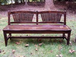 Zen bench with back for 10 seat table l270cm x w28cm £1,620. Reclaimed Wood Spindle Back Dining Bench Antique Bench Wood Etsy