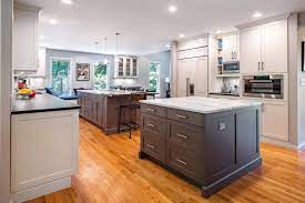 Bright Open Kitchen In Cheshire Ct The Kitchen Company Kitchen Design Open Kitchen Design Transitional Kitchen Design