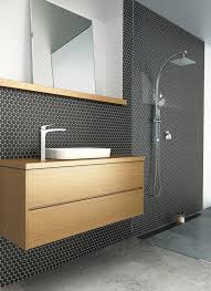 Penny Round Tiles Feature Tiles Black Tiles Penny Tiles Bathroom Black Tile Bathrooms Penny Round Tiles
