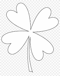 Animals, cars, holidays and more. Four Leaf Clover Coloring Page Shamrock Clipart 5762464 Pikpng