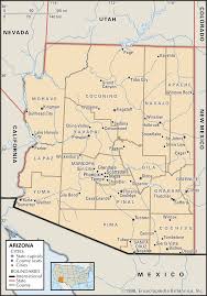 arizona geography facts map history britannica