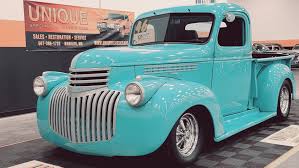 Image result for Blue 1946 Truck