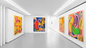 Les yeux orange, une exposition de Daniel Mato — Galerie Philippe Valentin