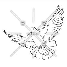 Sepasang burung merpati putih gambar burung cantik dan hewan. Vector Pigeon Logo Merpati Instagram Graphics Vector Vector Design