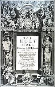 Kjv holy bible, thinline large print, dark brown faux leather w/thumb index and ribbon marker, red letter, king james version. King James Bibel Wikipedia