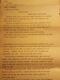 Found a box of old Uncle Jeep memorabilia. This is an original News Release  my mom kept.. I also have his Melbourne 1956 Shoes and a Telegraph from  Melbourne to my mom