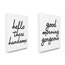 Maybe you would like to learn more about one of these? Stupell Home Decor Hello There Good Morning Glam Wall Art Set