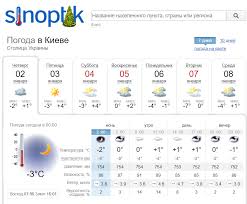 Подробный прогноз погоды на 04 июля в киеве. Pogoda Kiev Poshuk Google