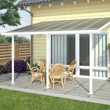 Check spelling or type a new query. Pergola Toit Terrasse Aluminium Et Polycarbonate 4x3 M Blanc Colis 309 X 67 X 24 5 Cm Gamm Vert