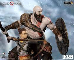 Kratos and god of war have helped shaped the video game industry for the better and—at times—for worse. Kratos Atreus God Of War Deluxe Art Scale Statue 1 10 20 Cm By Iron Studios Bunker158 Com