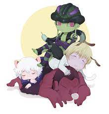 neferpitou, meruem, shaiapouf, and menthuthuyoupi (hunter x hunter) drawn  by zv33 | Danbooru