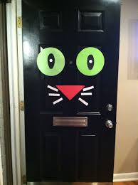 Halloween Front Door Decoration Black Cat Cute Idea For The Kids Bedroom Doors Halloween Door Halloween Classroom Halloween Door Decorations
