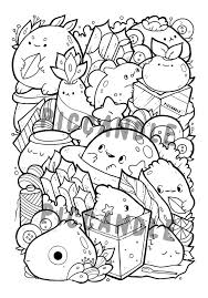 The word kawaii came to us from the japanese language, where kawaii is translated as adorable, pretty. Doodle Coloring Page Printable Cute Kawaii Coloring Page For Kids And Adults In 2021 Disney Coloring Pages Printables Doodle Coloring Coloring Pages