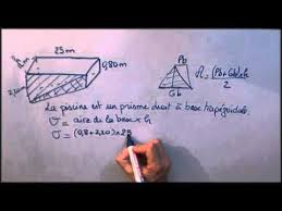 Calcul Volume Probmeme Piscine Question1 Youtube