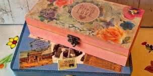Make a Vintage Style, Wooden Trinket Box